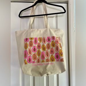Never Used Jana Lam Papaya Tote Bag